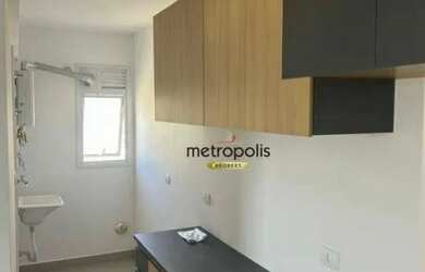 Imagem: O apartamento possui 1 Dormitório, 1 Banheiro, 1 Vaga na garagem