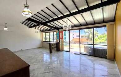 Imagem: O apartamento na cobertura possui 3 Dormitórios, 5 Banheiros