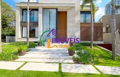 Imagem: A casa em condomínio possui 4 Dormitórios, 5 Banheiros, 4