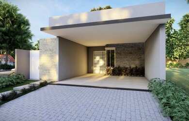 Imagem: A casa em condomínio possui 3 Dormitórios, 2 Banheiros, 3