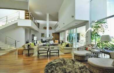 Imagem: A casa em condomínio possui 4 Dormitórios, 5 Banheiros, 5