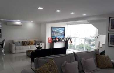 Imagem: O apartamento na cobertura possui 3 Dormitórios, 5 Banheiros