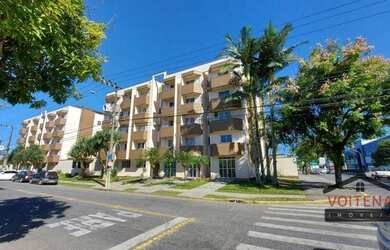 Imagem: O apartamento possui 1 Dormitório, 1 Banheiro, 1 Vaga na garagem