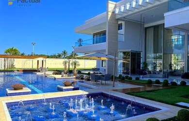 Imagem: A casa em condomínio possui 5 Dormitórios, 5 Banheiros, 5