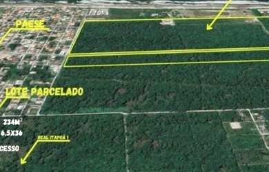 Imagem: O terreno possui 234m² de Área e está localizado em Itapoá