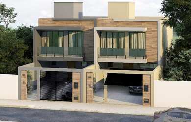 Imagem: A casa possui 3 Dormitórios, 2 Banheiros, 2 Vagas na garagem