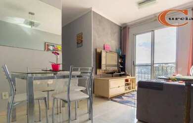 Imagem: O apartamento possui 2 Dormitórios, 1 Banheiro, 1 Vaga na garagem