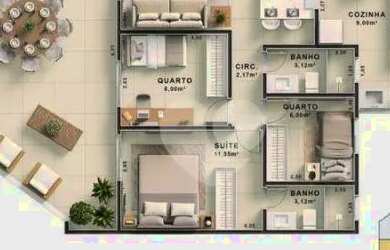 Imagem 10: Cobertura com 3 suítes à venda, 187 m² por R$ 1.210.000 - Recreio dos...