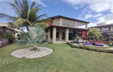 Imagem: A casa em condomínio possui 5 Dormitórios, 5 Banheiros, 5