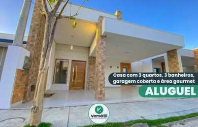 Imagem: A casa em condomínio possui 3 Dormitórios, 3 Banheiros, 2