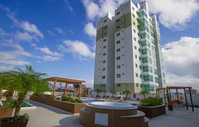 Imagem: O apartamento possui 1 Dormitório, 1 Banheiro, 1 Vaga na garagem