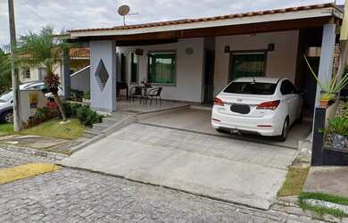 Imagem: A casa em condomínio possui 3 Dormitórios, 3 Banheiros e