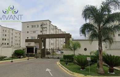 Imagem: O apartamento possui 2 Dormitórios, 1 Banheiro, 1 Vaga na garagem