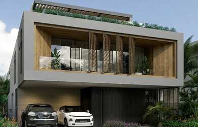 Imagem: A casa possui 5 Dormitórios, 3 Banheiros, 3 Vagas na garagem