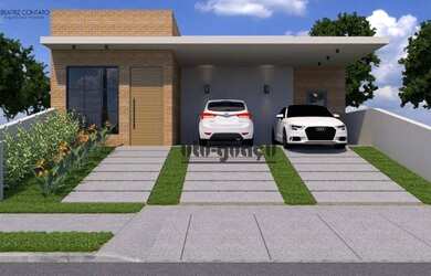 Imagem: A casa em condomínio possui 3 Dormitórios, 3 Banheiros, 4