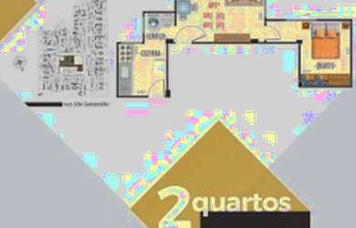 Imagem: O apartamento possui 2 Dormitórios, 1 Banheiro, 49m² de Área