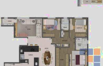 Imagem 6: Apartamento à venda, 116 m² por R$ 1.827.714,16 - Lourdes - Belo Horizonte/MG