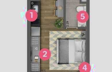 Imagem 11: Studio à venda, 26 m² por R$ 545.000,00 - Jardim Paulistano - São Paulo/SP