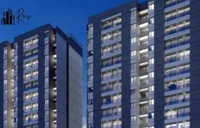 Imagem: O apartamento possui 2 Dormitórios, 1 Banheiro, 1 Vaga na garagem