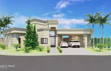 Imagem: A casa em condomínio possui 3 Dormitórios, 5 Banheiros, 4