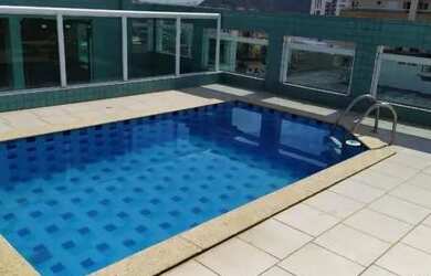 Imagem: O apartamento possui 1 Dormitório, 1 Banheiro, 1 Vaga na garagem