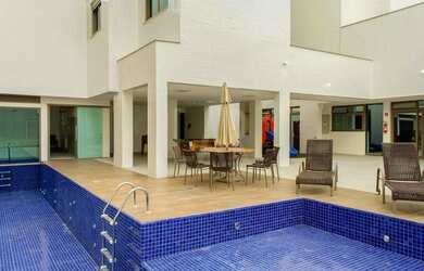 Imagem: O apartamento na cobertura possui 4 Dormitórios, 3 Banheiros