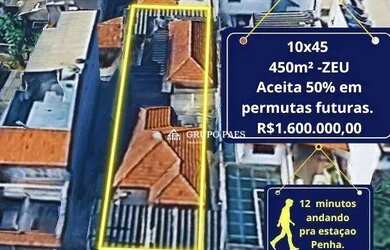 Imagem: O terreno possui 450m² de Área e está localizado em Vila