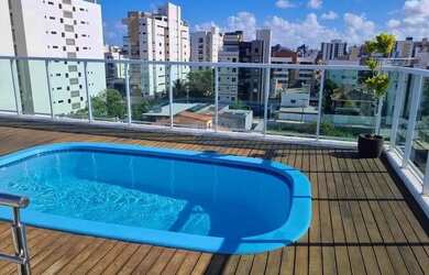 Imagem: O apartamento possui 1 Dormitório, 1 Banheiro, 1 Vaga na garagem