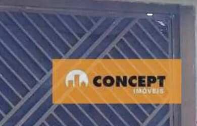 Imagem: A casa possui 3 Dormitórios, 1 Banheiro, 2 Vagas na garagem