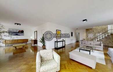 Imagem: O apartamento na cobertura possui 5 Dormitórios, 5 Banheiros