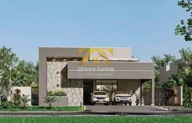 Imagem: A casa em condomínio possui 4 Dormitórios, 5 Banheiros, 3