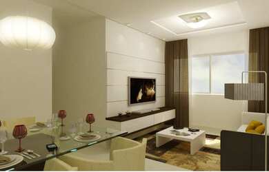 Imagem: O apartamento possui 2 Dormitórios, 1 Banheiro, 1 Vaga na garagem