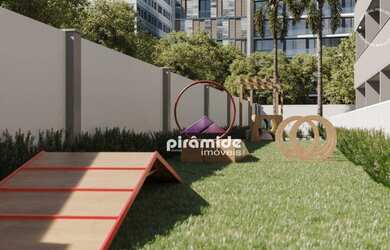 Imagem: O apartamento possui 2 Dormitórios, 1 Banheiro, 1 Vaga na garagem