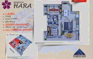 Imagem 8: Apartamento à venda, 79 m² por R$ 505.000,00 - Tupi - Praia Grande/SP