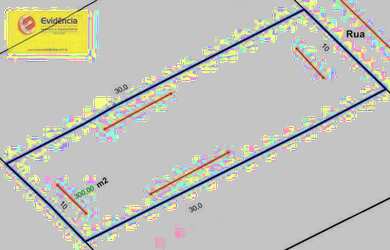 Imagem: O terreno possui 300m² de Área e está localizado em Campestre