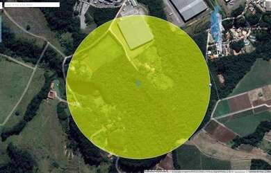 Imagem: O terreno possui 46615m² de Área e está localizado em Louveira