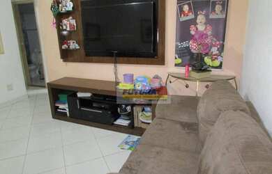 Imagem: O apartamento possui 1 Dormitório, 1 Banheiro, 1 Vaga na garagem