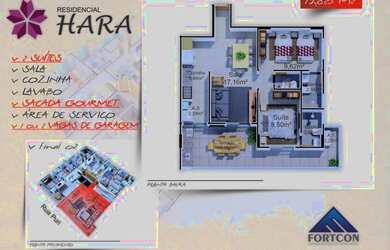 Imagem 7: Apartamento à venda, 79 m² por R$ 505.000,00 - Tupi - Praia Grande/SP