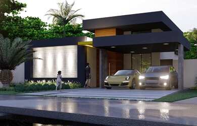 Imagem: A casa em condomínio possui 3 Dormitórios, 3 Banheiros, 2