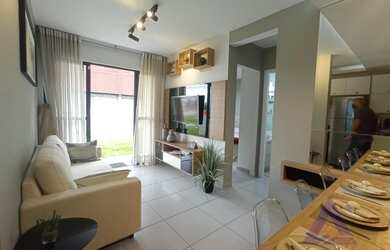 Imagem: O apartamento possui 2 Dormitórios, 1 Banheiro, 1 Vaga na garagem