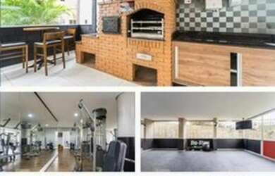 Imagem: O apartamento possui 3 Dormitórios, 1 Banheiro, 1 Vaga na garagem