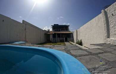 Imagem 1: Casa pé na areia à venda, em Praia De Camurupim/RN - Litoral Sul