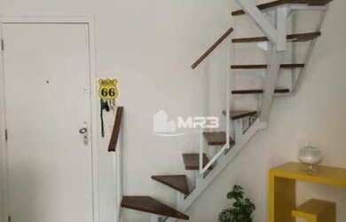 Imagem: O apartamento na cobertura possui 2 Dormitórios, 3 Banheiros