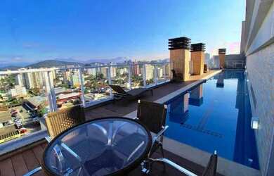 Imagem: O apartamento possui 1 Dormitório, 1 Banheiro, 1 Vaga na garagem