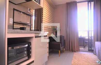Imagem: O apartamento possui 1 Dormitório, 1 Banheiro, 25m² de Área