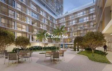 Imagem: O apartamento possui 2 Dormitórios, 1 Banheiro, 1 Vaga na garagem