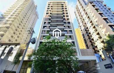 Imagem: O studio possui 1 Dormitório, 1 Banheiro e 21m² de Área e