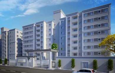 Imagem: O apartamento possui 2 Dormitórios, 1 Banheiro, 1 Vaga na garagem