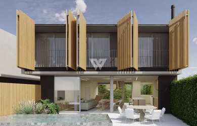 Imagem: A casa em condomínio possui 3 Dormitórios, 5 Banheiros, 4