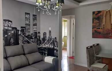 Imagem: O apartamento possui 2 Dormitórios, 1 Banheiro, 1 Vaga na garagem